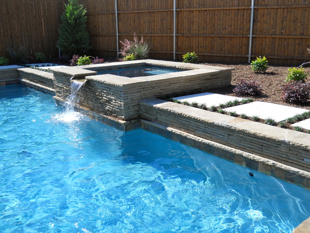 Sample Spas contemporaneo-piscina