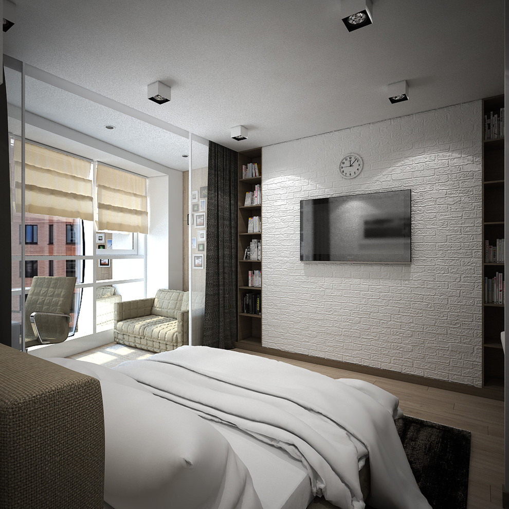 Дизайн-проект 3-х комнатной квартиры. Общая площадь 105 м2. Современный стиль