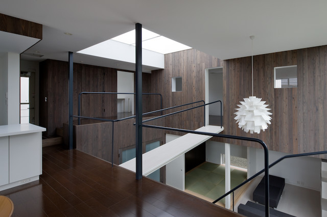 七里ガ浜の家 moderne-salle-a-manger