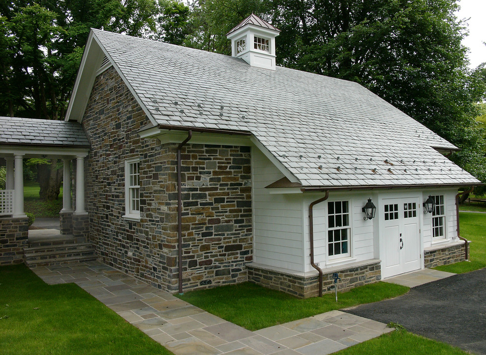 This is an example of a large traditional detached shed and granny flat in Other.