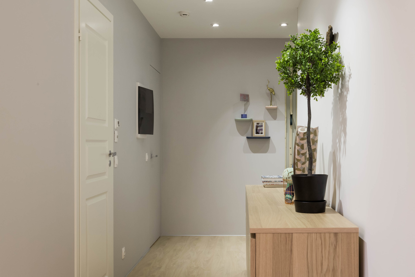 Зефирно-розовый интерьер для сдачи в аренду