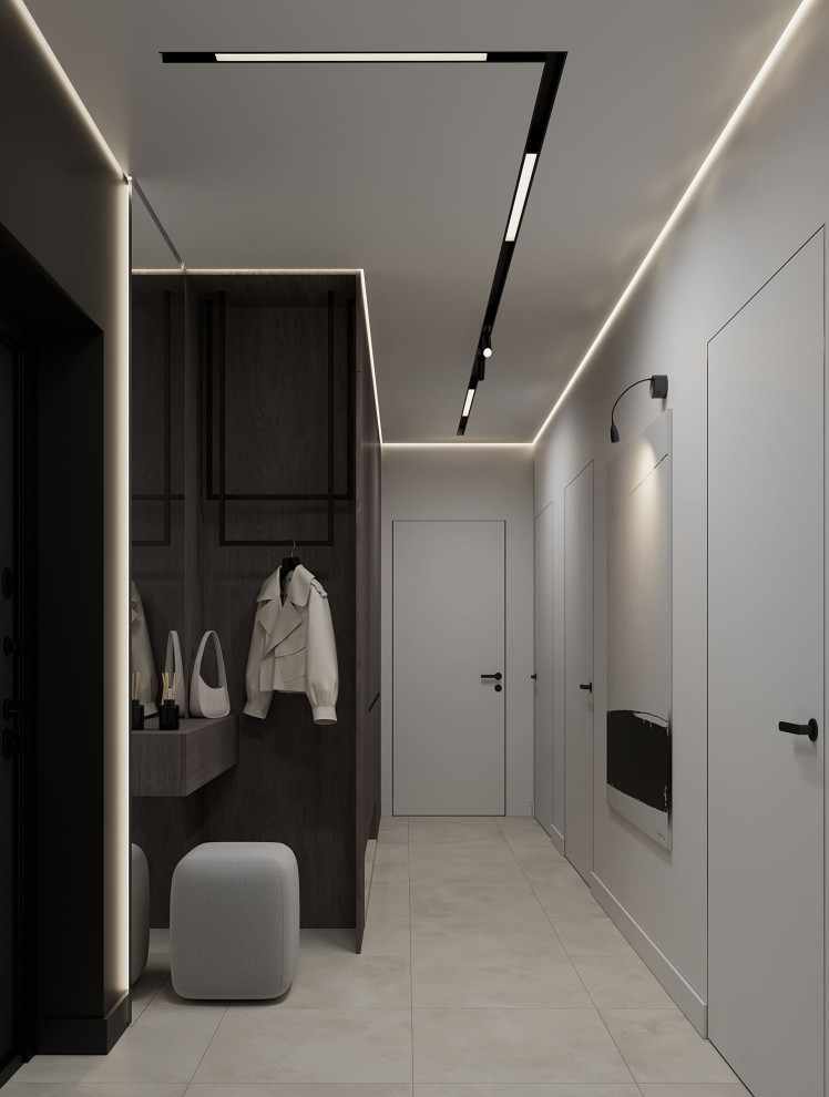 Дизайн-проект квартиры для семейной пары в современном стиле