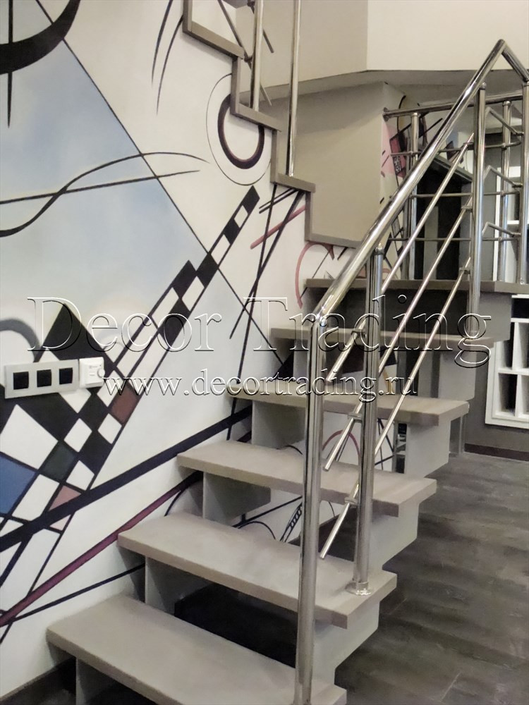 Частная квартира - отделка "Итальянская гладкая краска и фреска Кандинский"