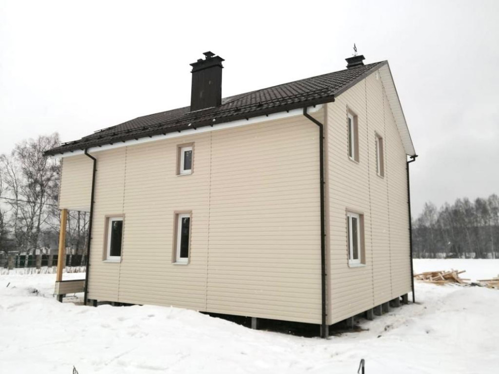 Каркасный дом по проекту "Минск"