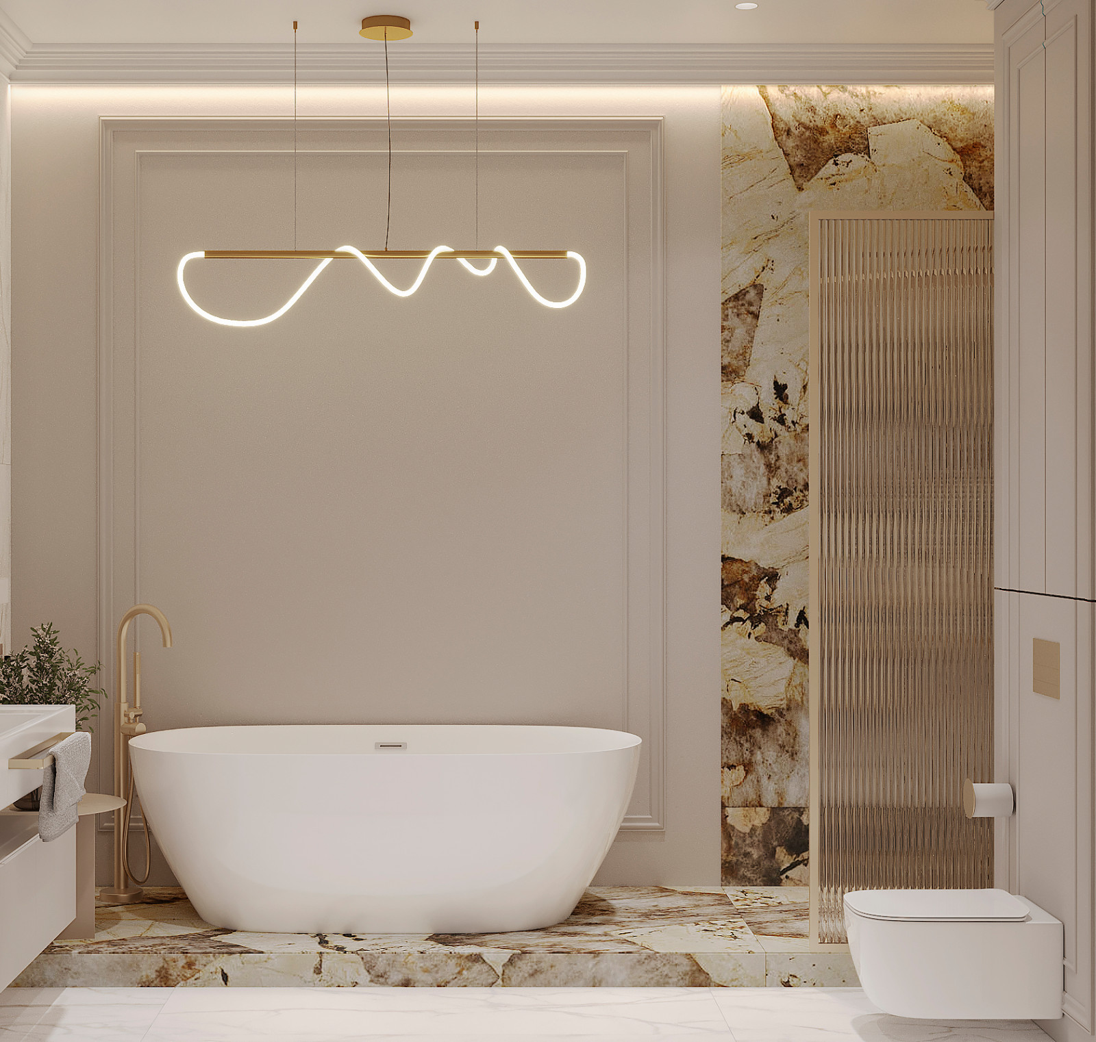 Дизайн квартиры в ЖК "Наследие",  г.Тула