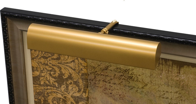 Traditional 18" Gold CA Compliant Picture Light, Gold - Transitional ...