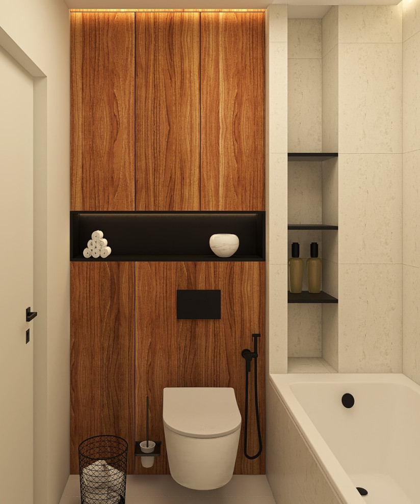 Минималистичная квартира 91м2 в Москве для семьи с двумя детьми