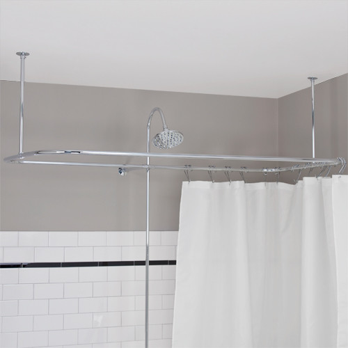 Side Mount Shower Curtain Rod