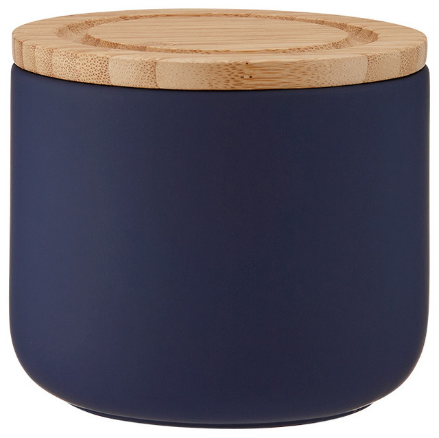 Ladelle Stak Soft Matte Navy Canister, 9 cm