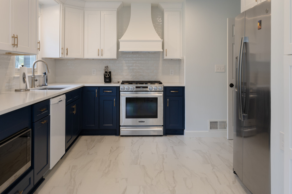 Marietta Kitchen Blue Cabinets