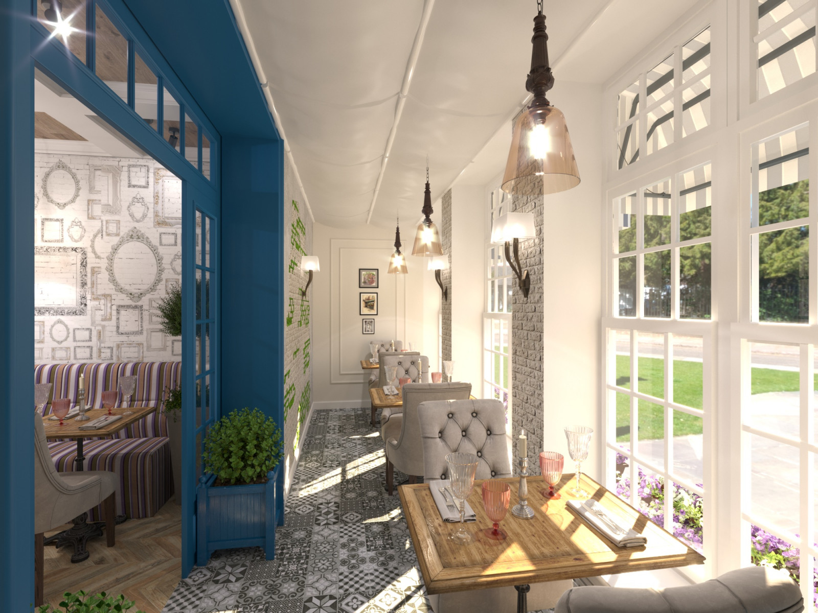 Дизай-проект интерьера кафе-пекарни