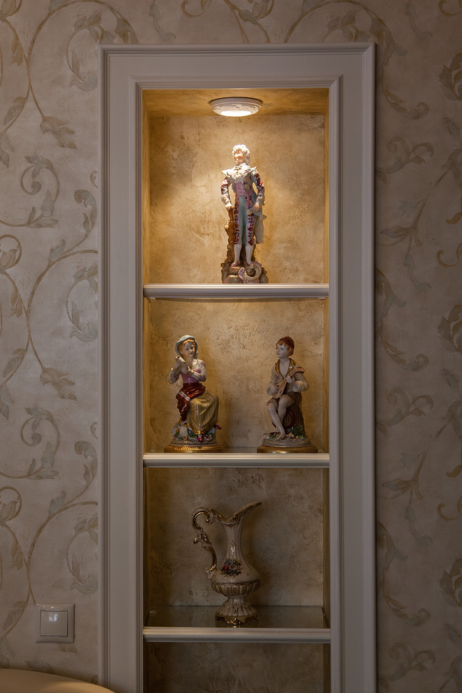 Гостиная, прихожая и холл в Классическом стиле. Фото реализованоного проекта