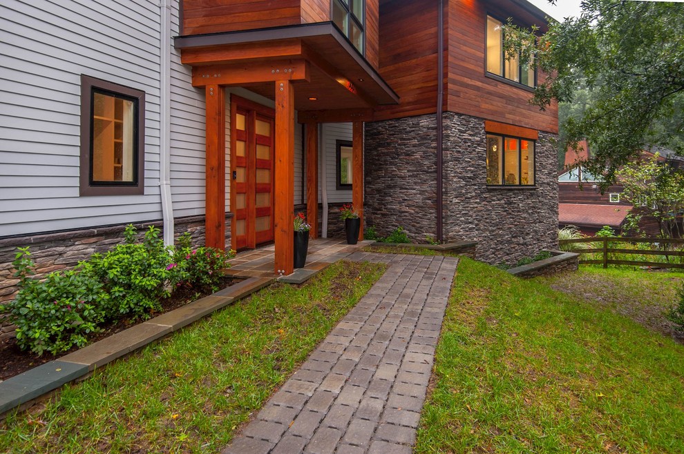 Inspiration for a transitional home design remodel in DC Metro