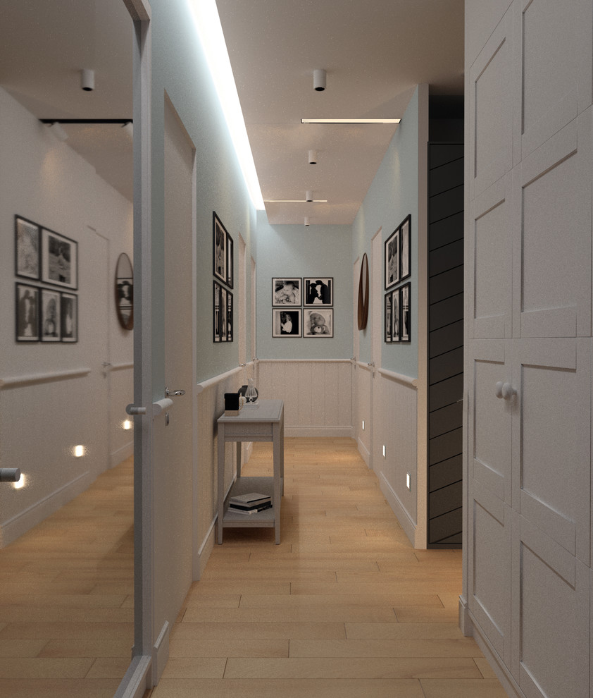 Светлый интерьер с яркими акцентами