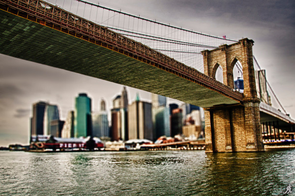 "The Bridge" Art Print, Aluminum Dibond, Medium