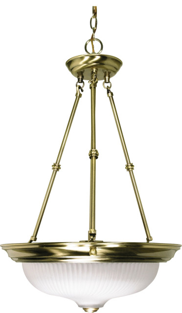 Nuvo Lighting 60/243 3 Light 15"W Pendant - Antique Brass
