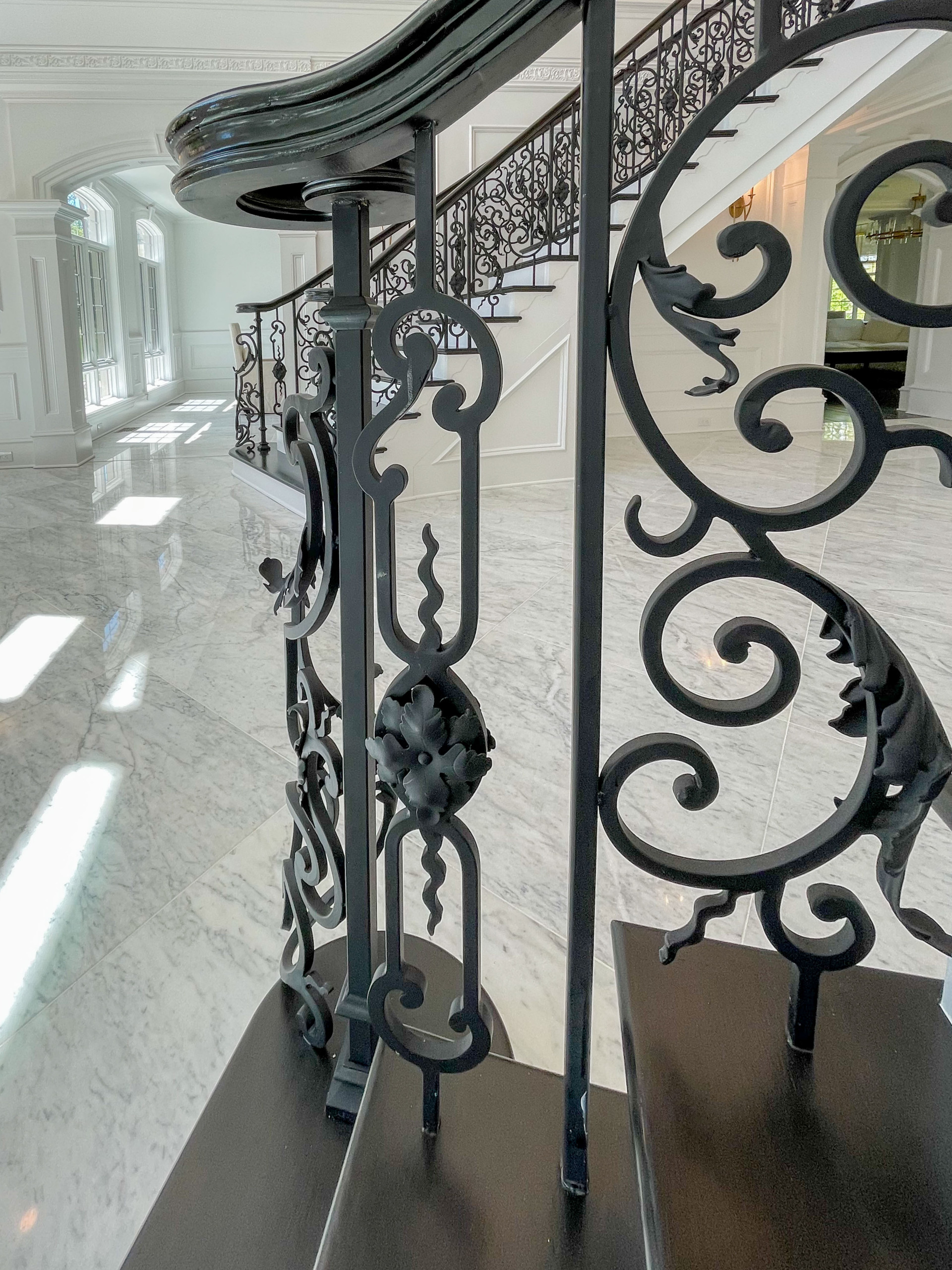 92_Grand Double Staircase in Exquisite Custom Home, Great Falls VA 22066