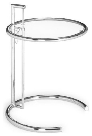 Modern Side Table Clear Glass