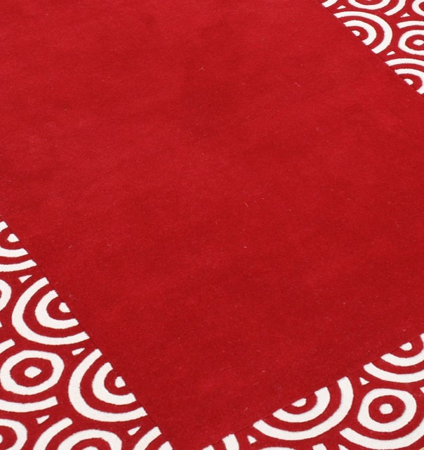 Red & Dew Transitional Rug