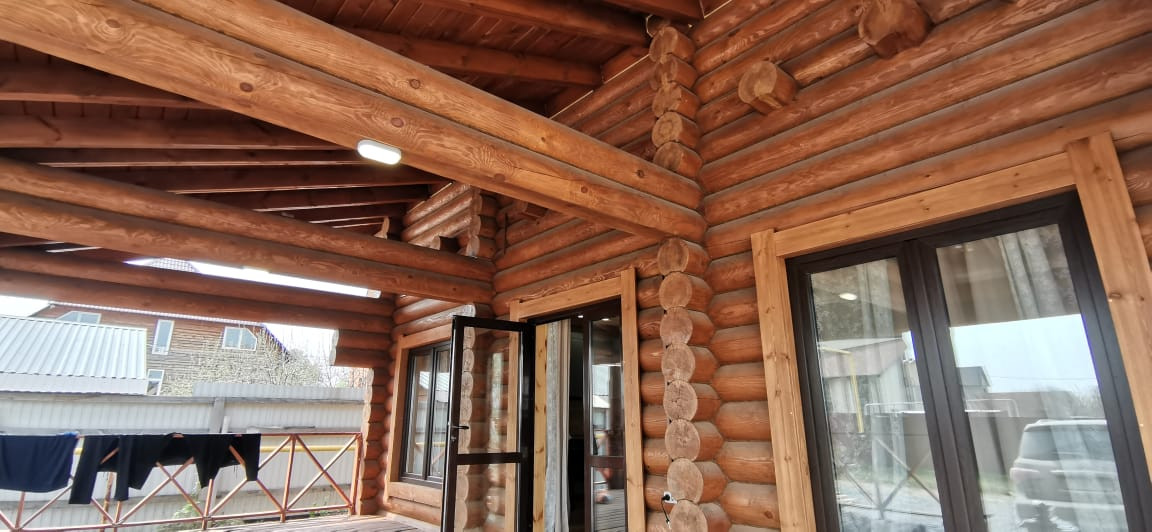 Дом-баня (наружная и внутренняя отделка)