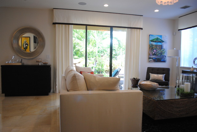 Window Treatments contemporaneo-salotto