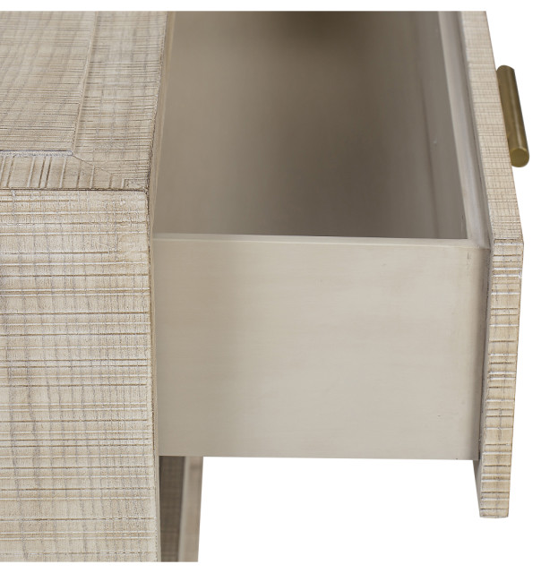 Large Ashwood Bedside Table | Andrew Martin Raffles - Farmhouse ...
