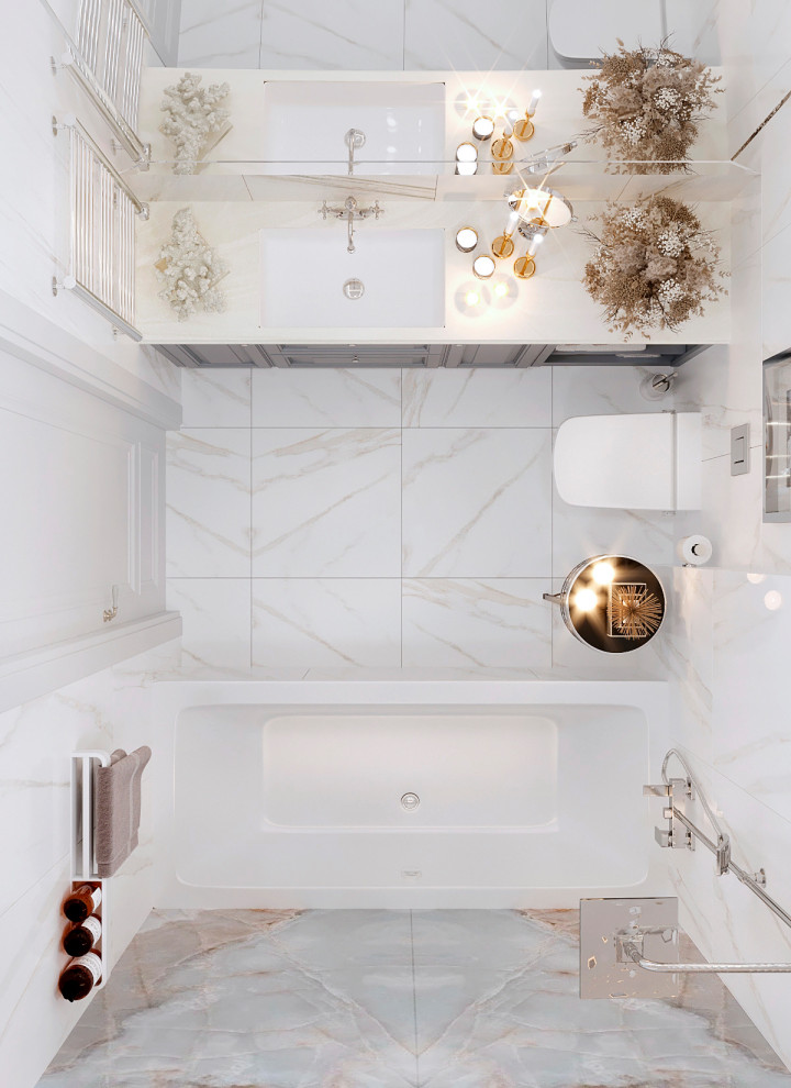 Дизайн четырёхкомнатной квартиры 116 кв.м в ЖК Символ