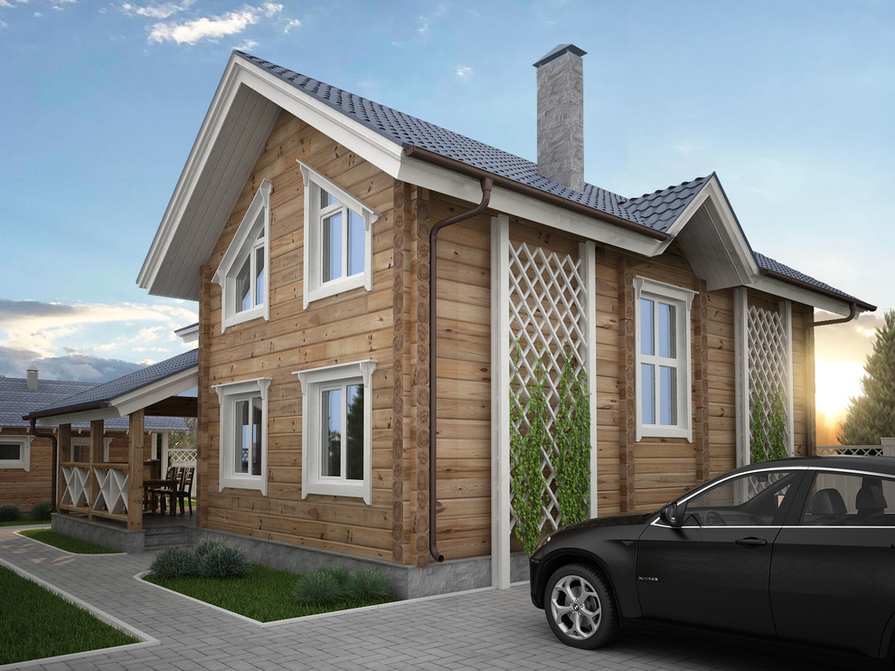 Загородный дом из клеёного бруса в Казани