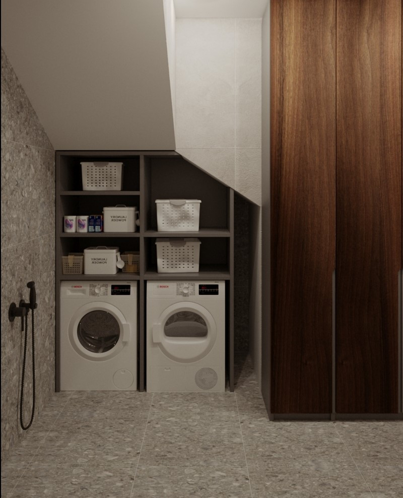 Санузел, постирочная