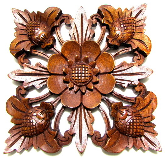 Lotus Wall Art - Contemporary - Wall Sculptures - by BaliBoutiqueOnLine