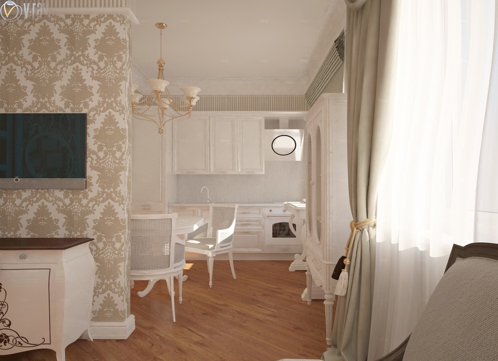 Студия в классическом стиле