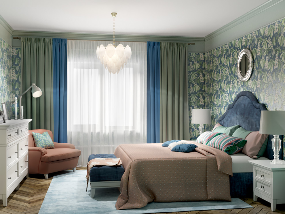 Загородный дом в оливковых тонах