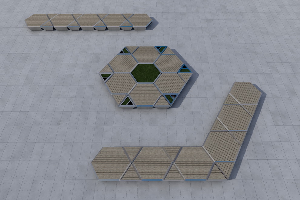 Проект Малых архитектурных форм на основе модульных объектов