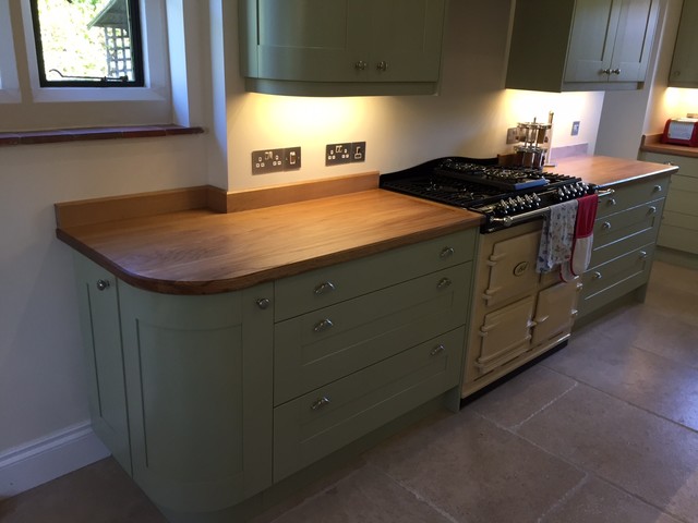 Oak Worktops contemporary-kitchen