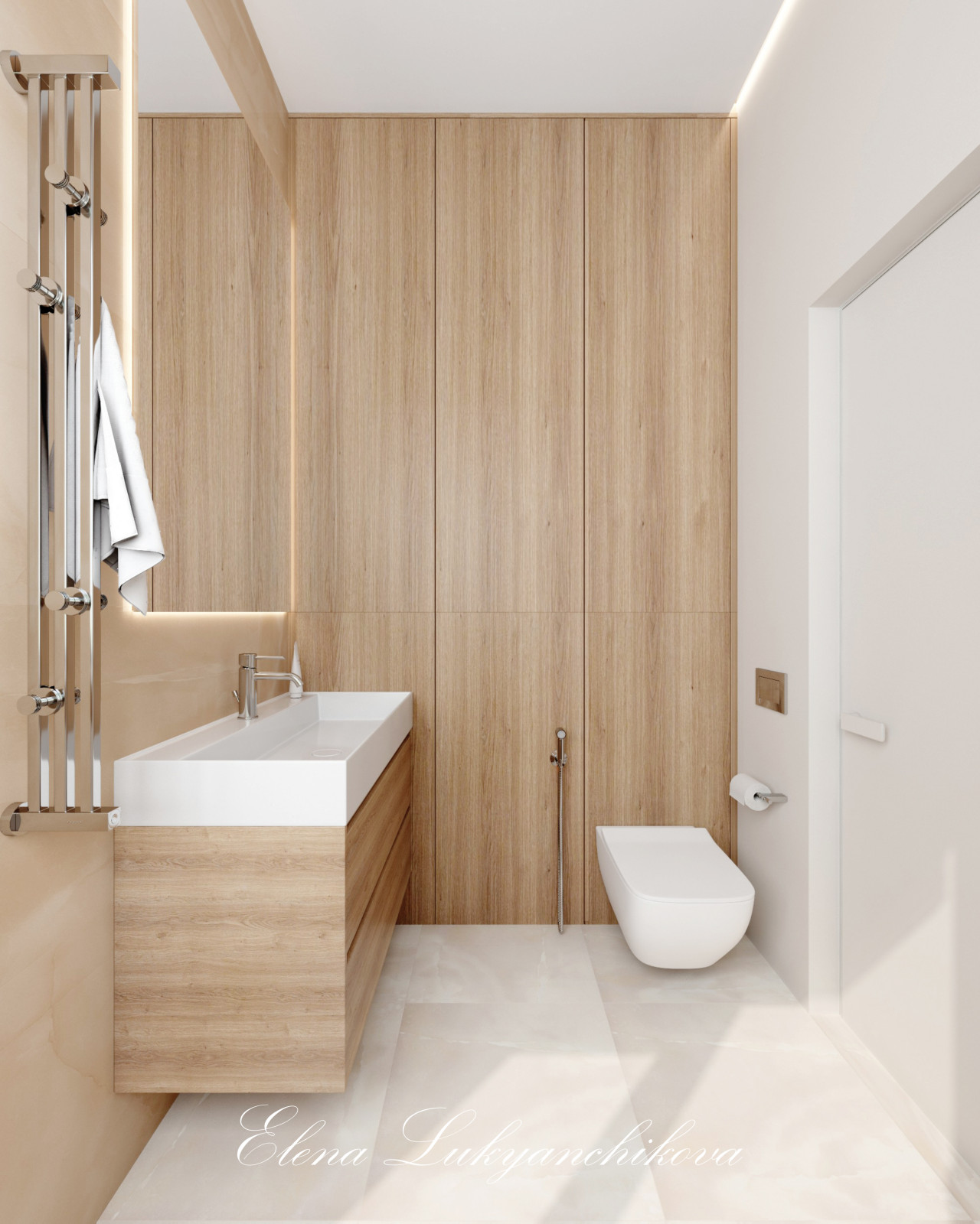 Интерьер душевой комнаты в коттедже , ЛО СНТ Родничковое.