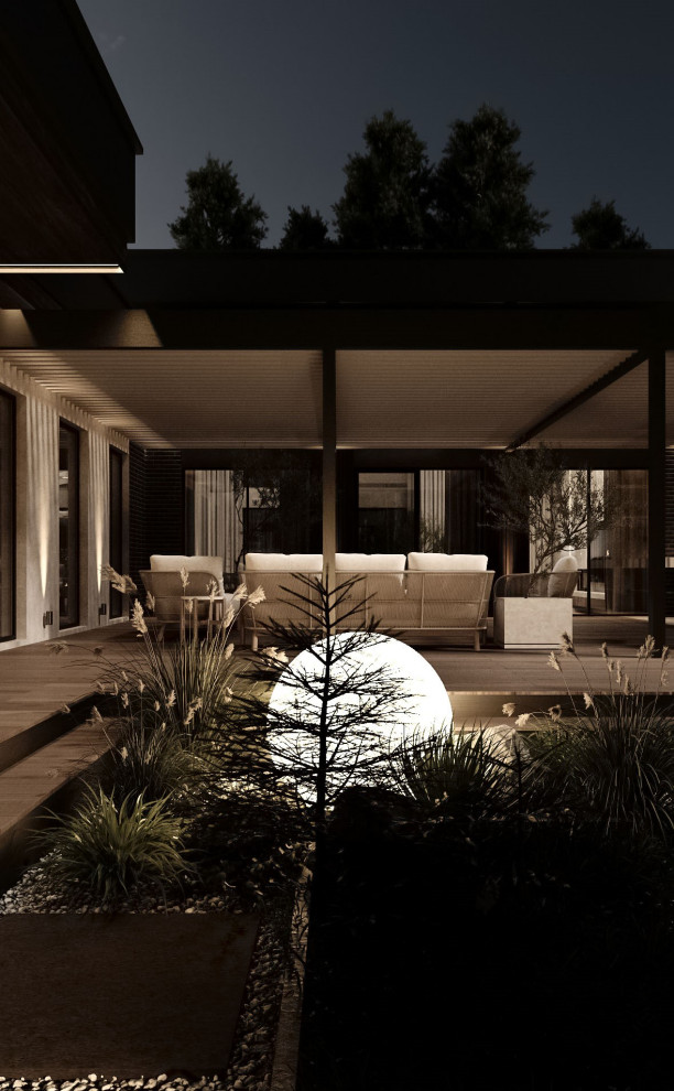 Фасады частного дома в Санкт-Петербурге