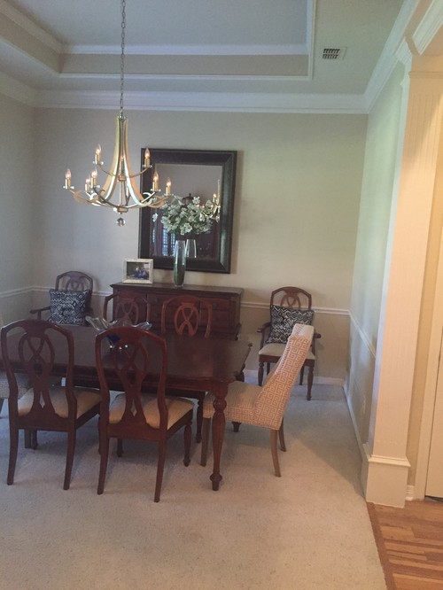 Dining Rooms With Chair Rails - chair rail, picture frame moulding