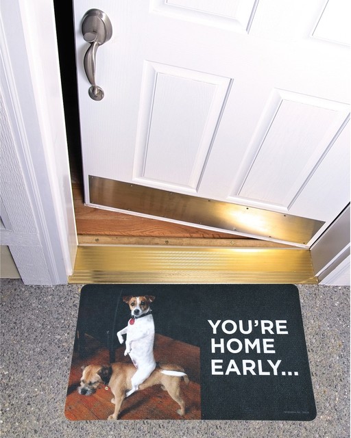 High Cotton You Re Home Early Doormat Funny Dog Welcome Mat 27 X 17