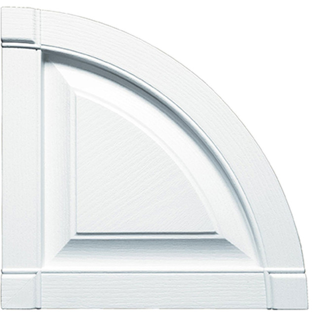 12&quot; Quarter Round Arch Top Raised Panel, Set of 2