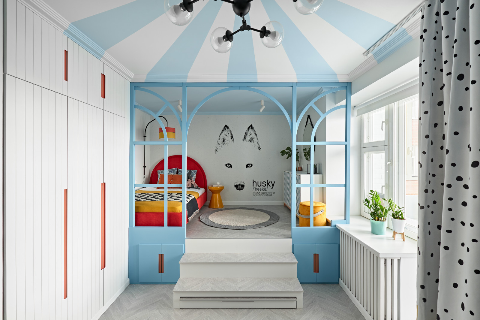 Квартира с хаски