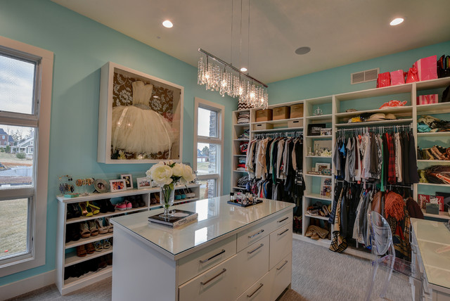 Contemporary- Bloomington, IN trendy-opbevaring-og-garderobe