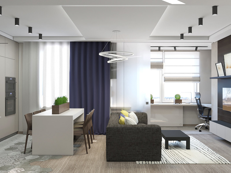 ЖК Cloud Nine, 3 комнаты, 70 м²