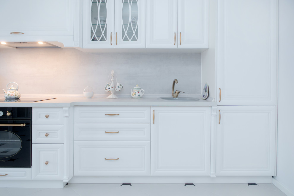 Классическая кухня из массива бука