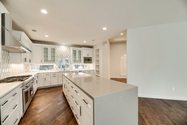 Kid's Loft and open Kitchen transitional-kitchen