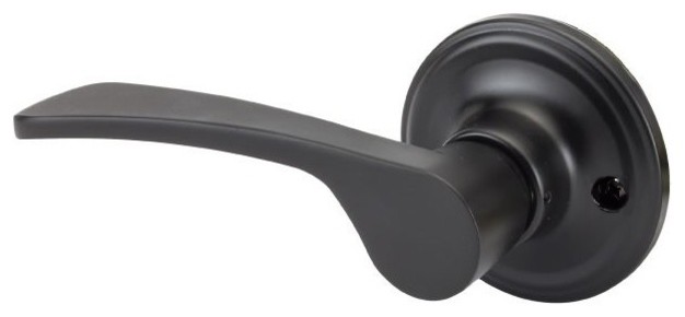 Scandinavian Style Left Hand Dummy Lever Black