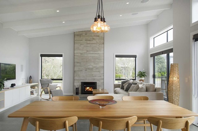 Dunedin Residence contemporary-vardagsrum