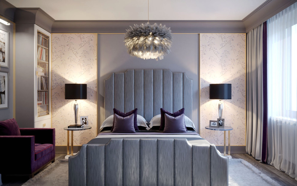 Модный интерьер двухкомнатной квартиры в духе современной Европы 75 метров