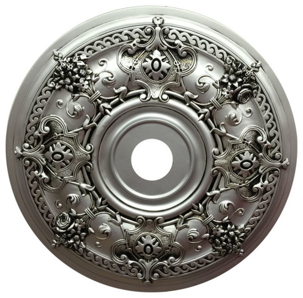 Artistry Lighting, Round Silver Ceiling Medallion, ARP15FZ