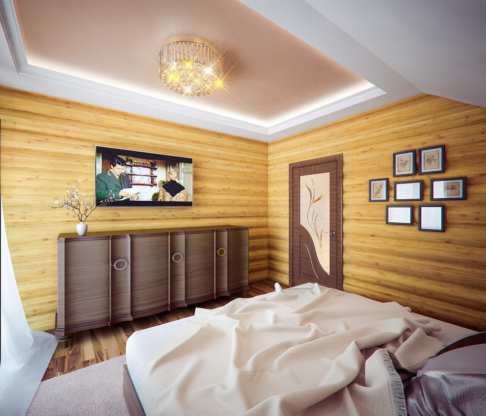 Бревенчатый дом с баней