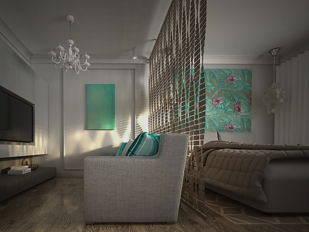 Однокомнатная квартира в Средиземноморском стиле